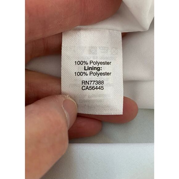 J. Crew Women's Size 14 Abstract Floral Ruffle Top Sleeveless Mini Tank Dress - Picture 6 of 7